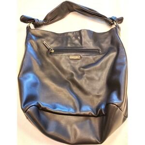 Max Studio Shoulder Bag Slouch Soft Black Hobo Style Purse, Handbag Approx 14X11